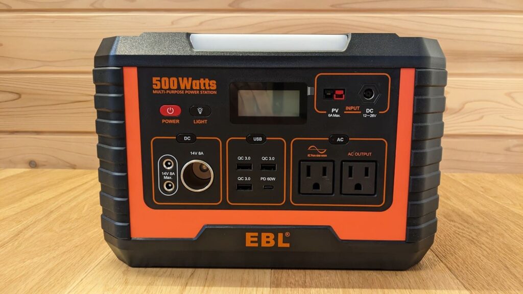 EBL ポータブル電源 500W 140400mAh/519wh-